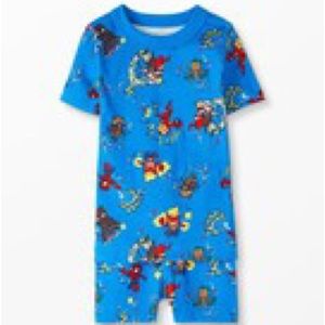 Marvel Multi Short John Pajamas In Organic Cotton